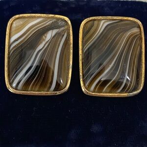 Vintage signed Kramer NYC clip on earrings